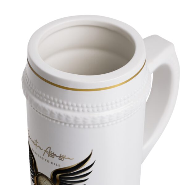 Cheers to Elegance: Executive Assassin Logo Stein Mug - Image 4